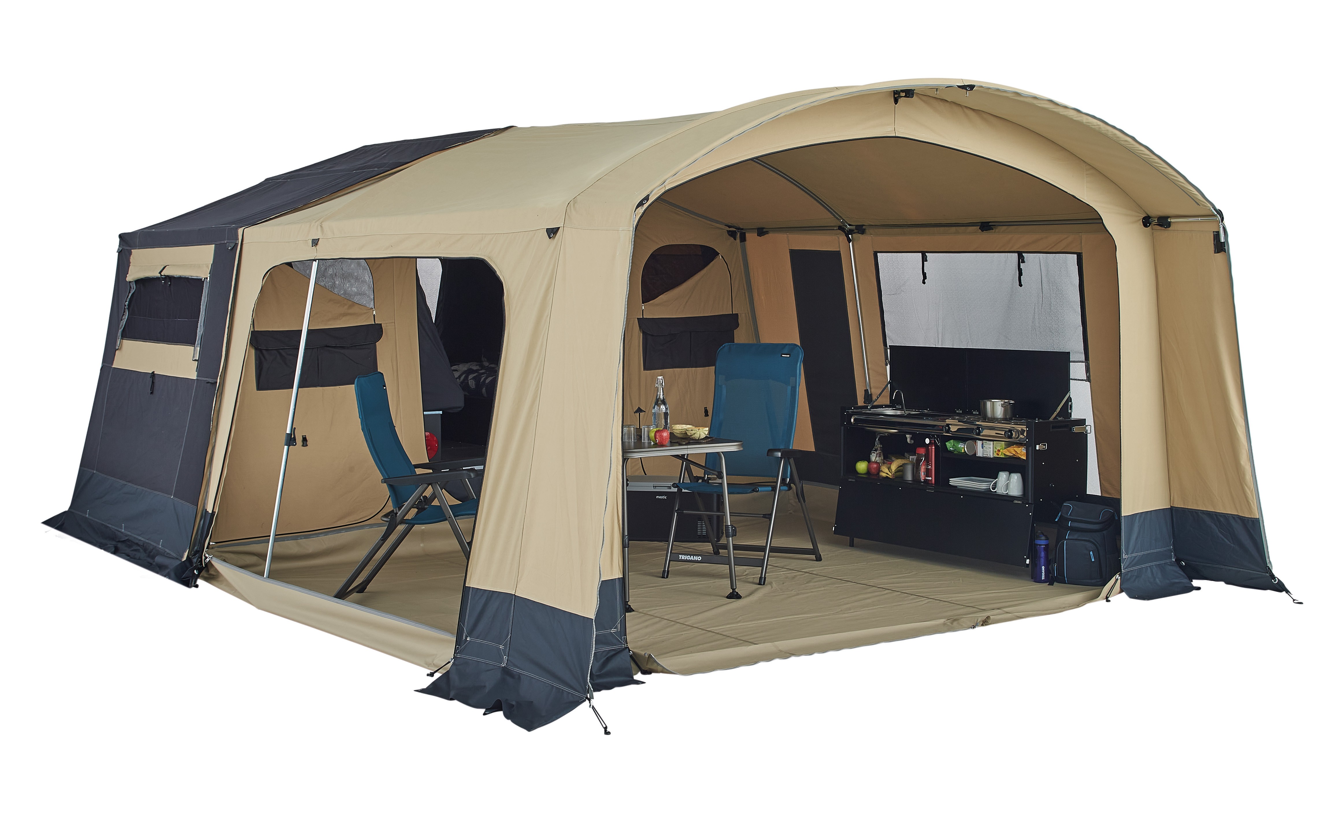 Trigano Galleon Family Trailer tent in new Mocha colour for 2016